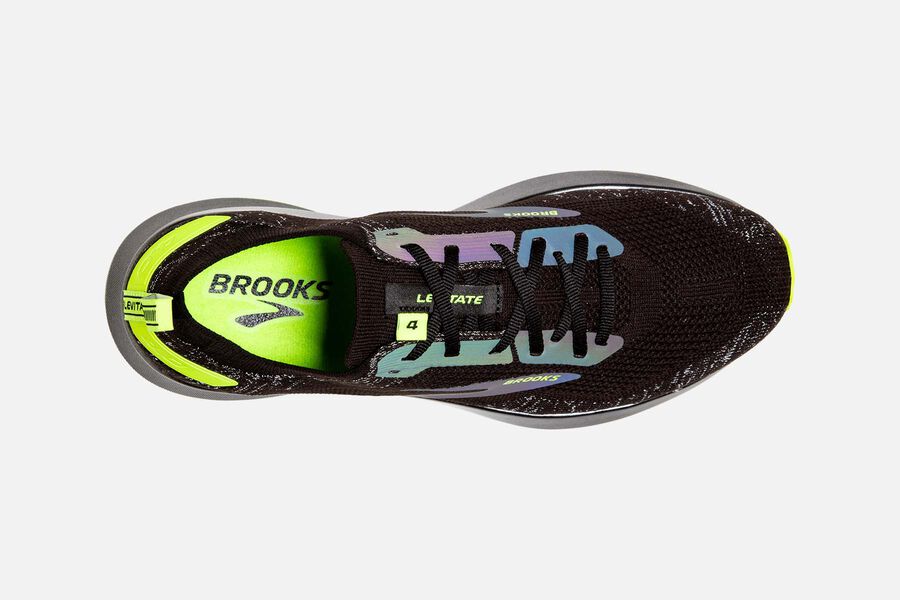 Brooks Israel Levitate 4 Road Running Shoes Womens - Black/Green - RLO-238910